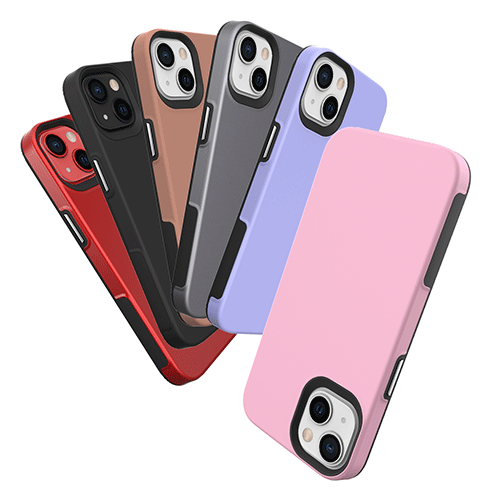 Kickstand bilan harbiy darajadagi himoya, zarbaga chidamli himoya telefon qutisi