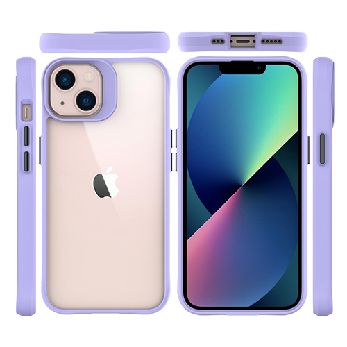 Shaffof TPU+Kompyuter yiqilishga chidamli mobil telefon sumkasi